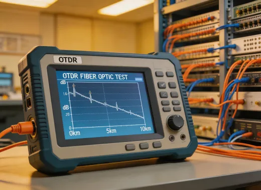 EXFO OTDR test instrument